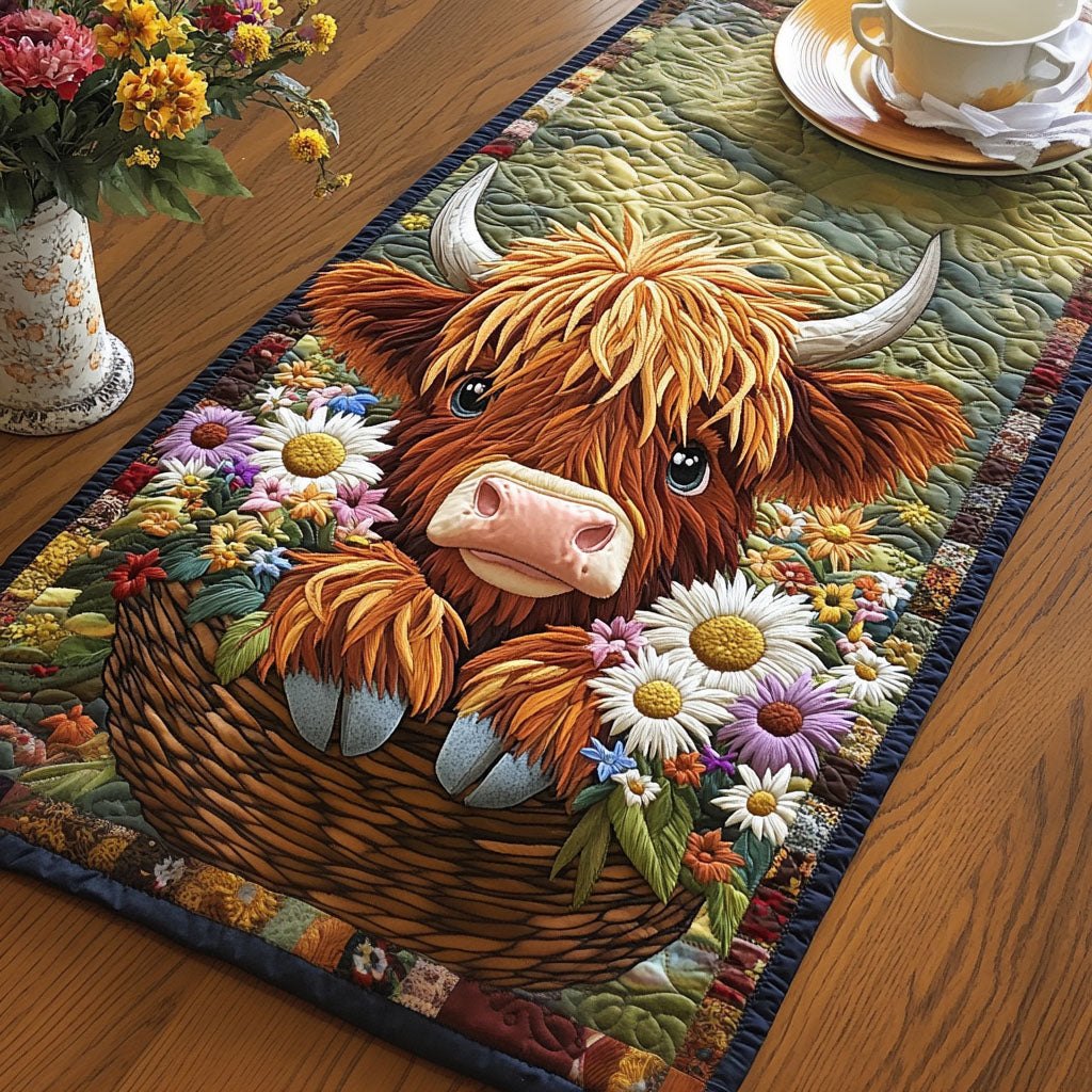 Floral Highland Table Runner