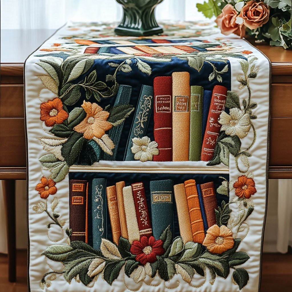 Floral Library Table Runner
