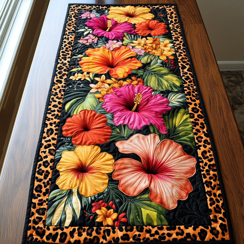 Floral Majesty Table Runner