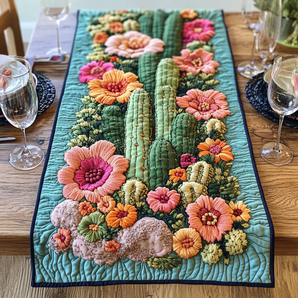 Floral Mirage Table Runner