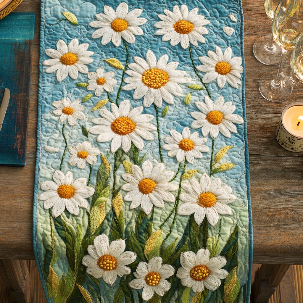 Floral Path Table Runner