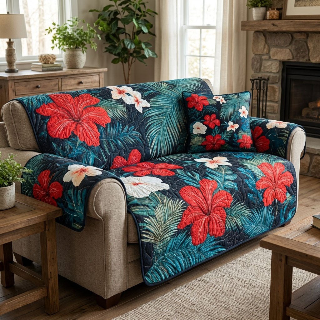 Floral Splash Sofa Cover