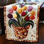 Floral Tulip Wonderland Table Runner