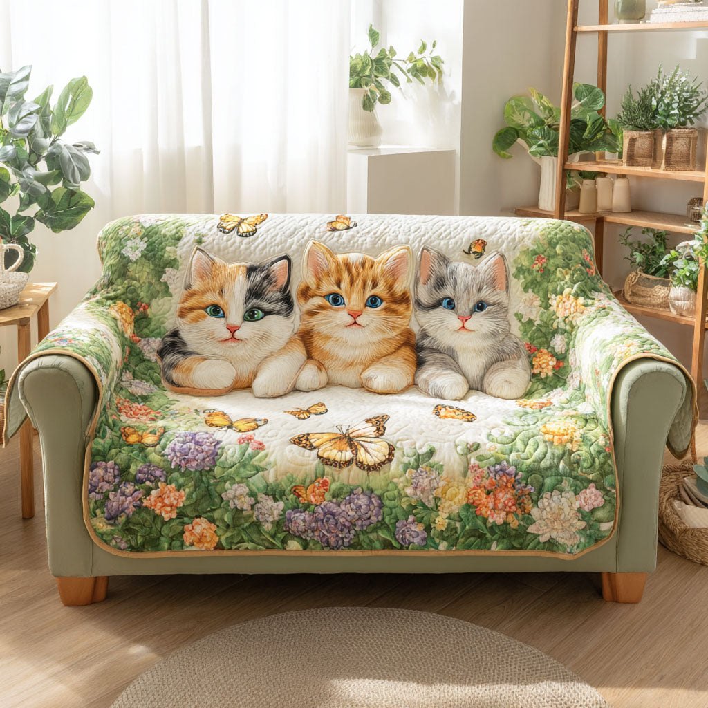 Floral Whiskers Sofa Cover