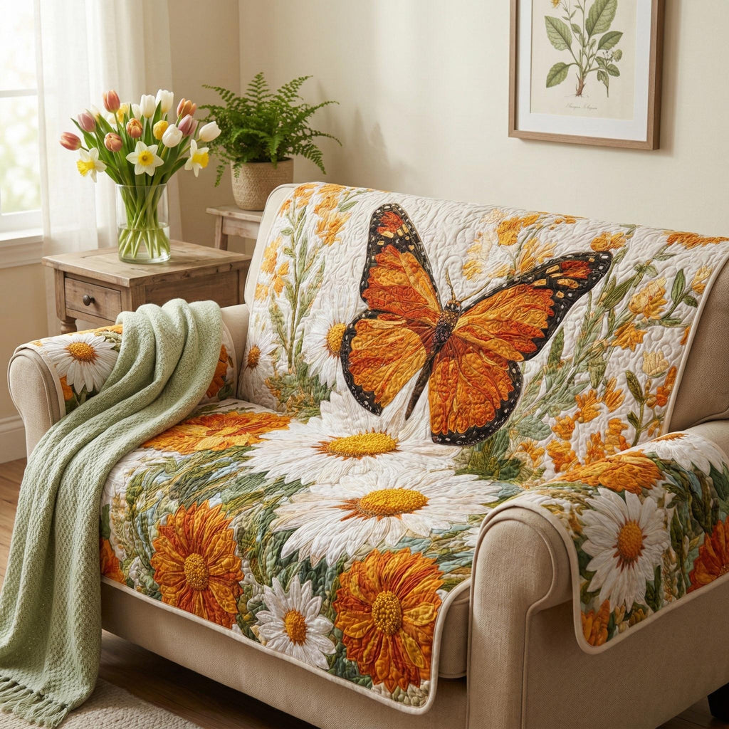 Floral Whispers Sofa Cover