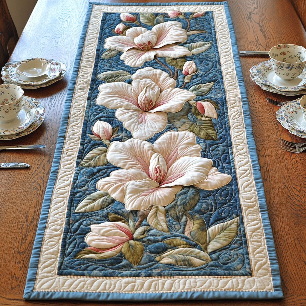 Flourishing Magnolia Table Runner