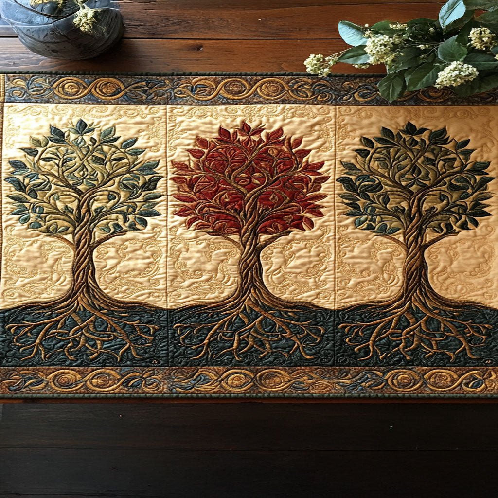 Flourishing Tree Table Runner
