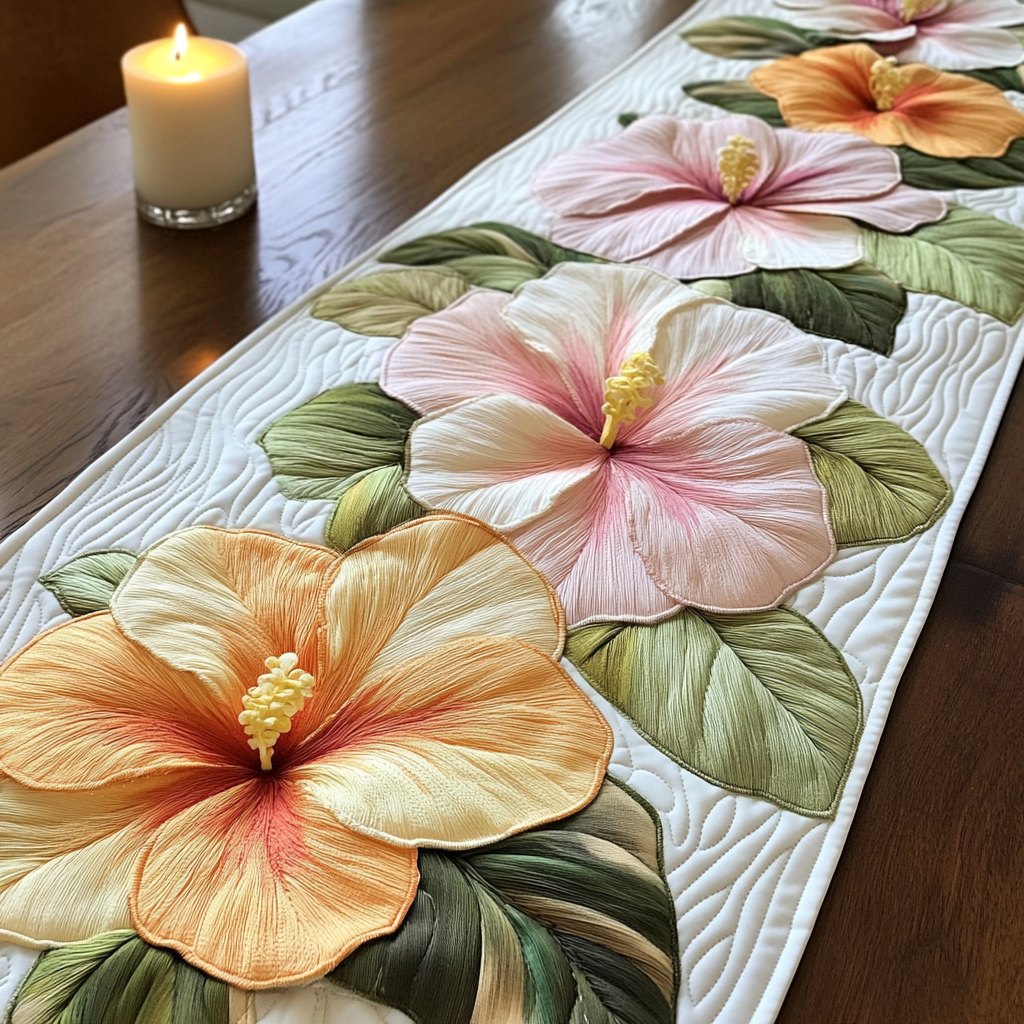 Flower Beauty Table Runner