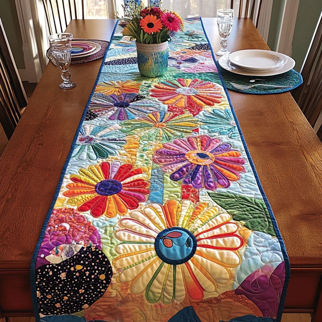 Flower Breeze Table Runner