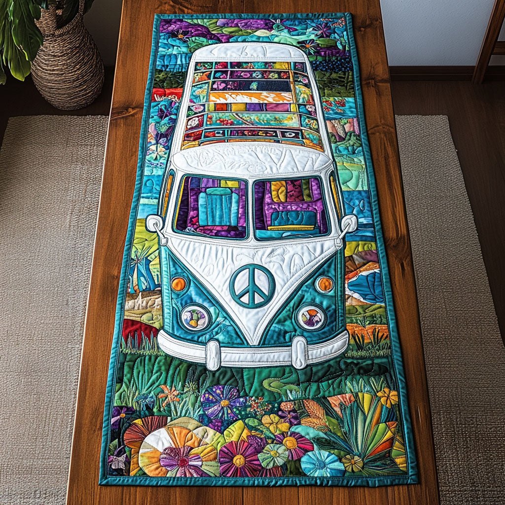 Flower Power Adventure Table Runner
