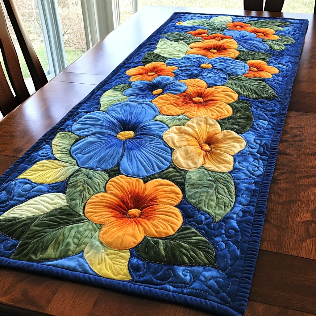 Flower Radiance Table Runner