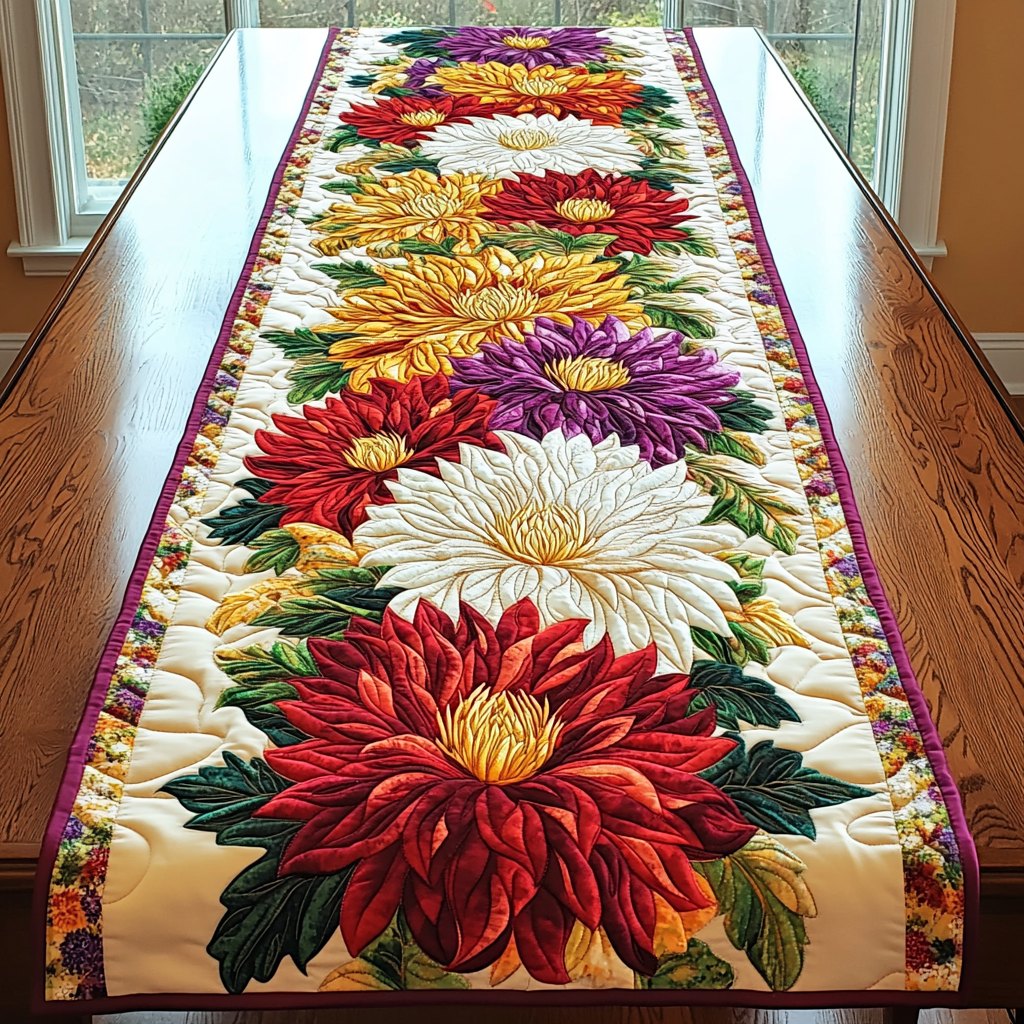 Flowering Fields Table Runner