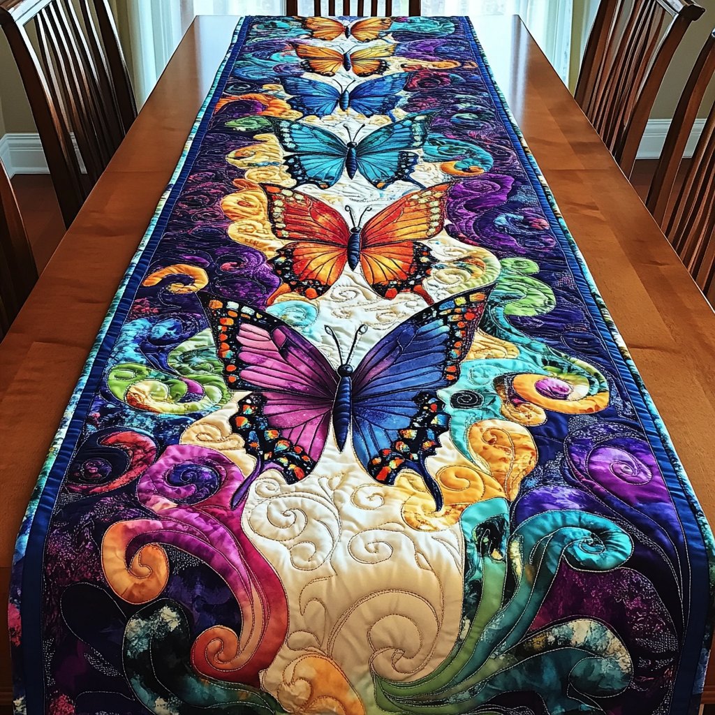 Fluttering Dreams Table Runner