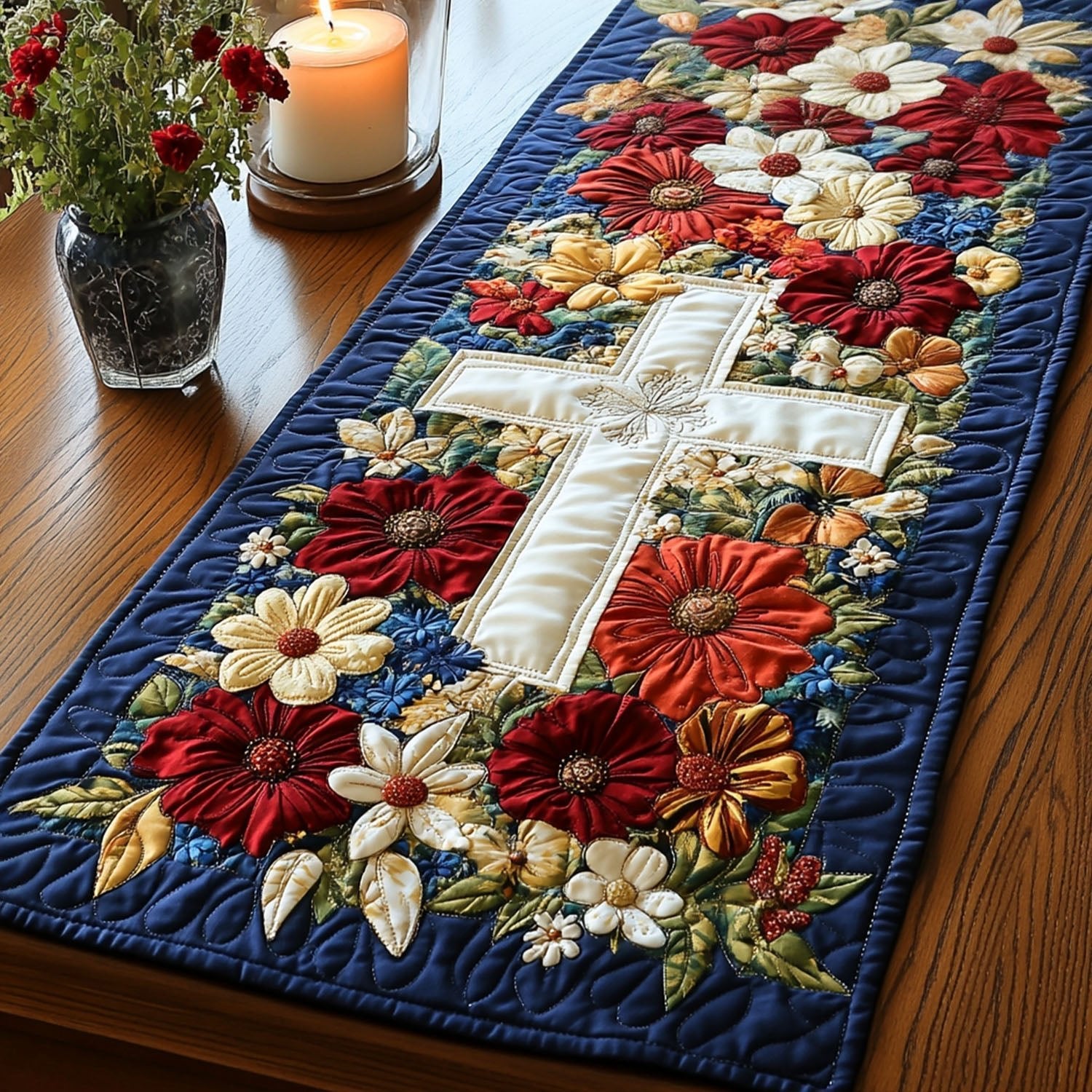 For God and Country Table Runner