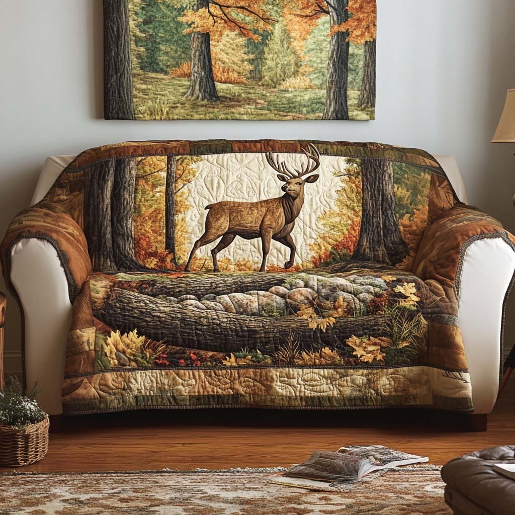 Forest Fawn Sofa Cover