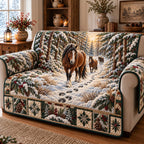Forest Horse Sofa Cover