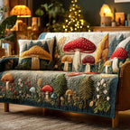 Forest Mushrooms Sofa Cover