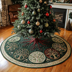 Forest Serenity Christmas Tree Skirt