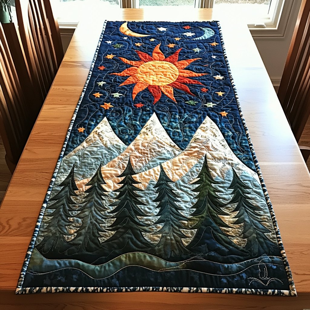 Forest Serenity Table Runner