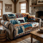 Forest Silhouettes Sofa Cover