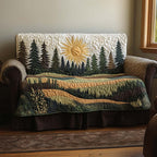 Forest Sunrise Sofa Cover