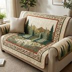 Forest Valley Tapestry Sofa Cover