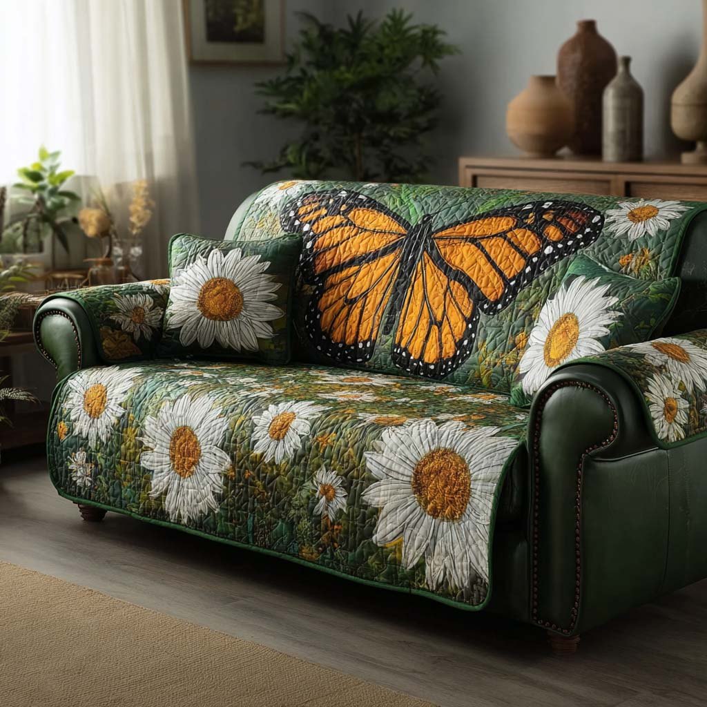 Forest Daisy Sofa Cover