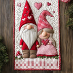 Forever Gnome Couple Table Runner