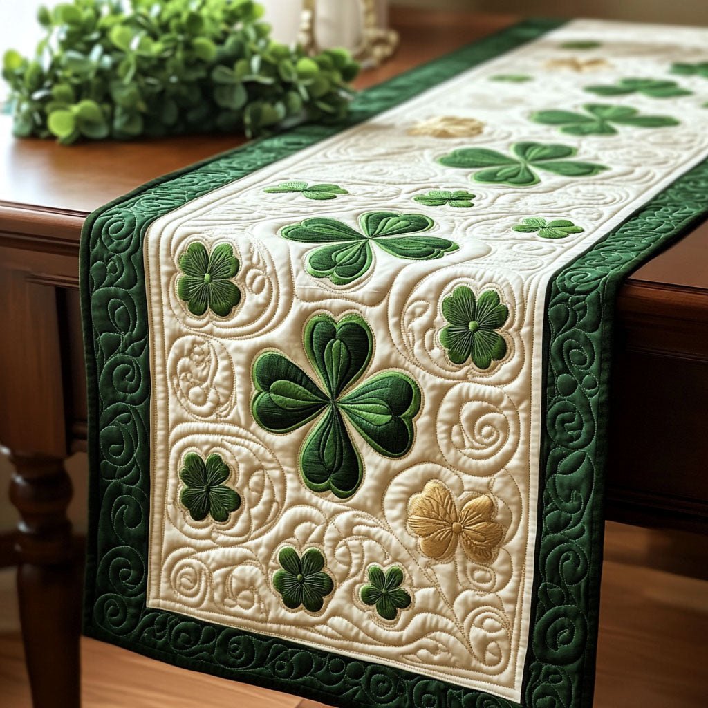 Four Leaf Bliss Table Runner