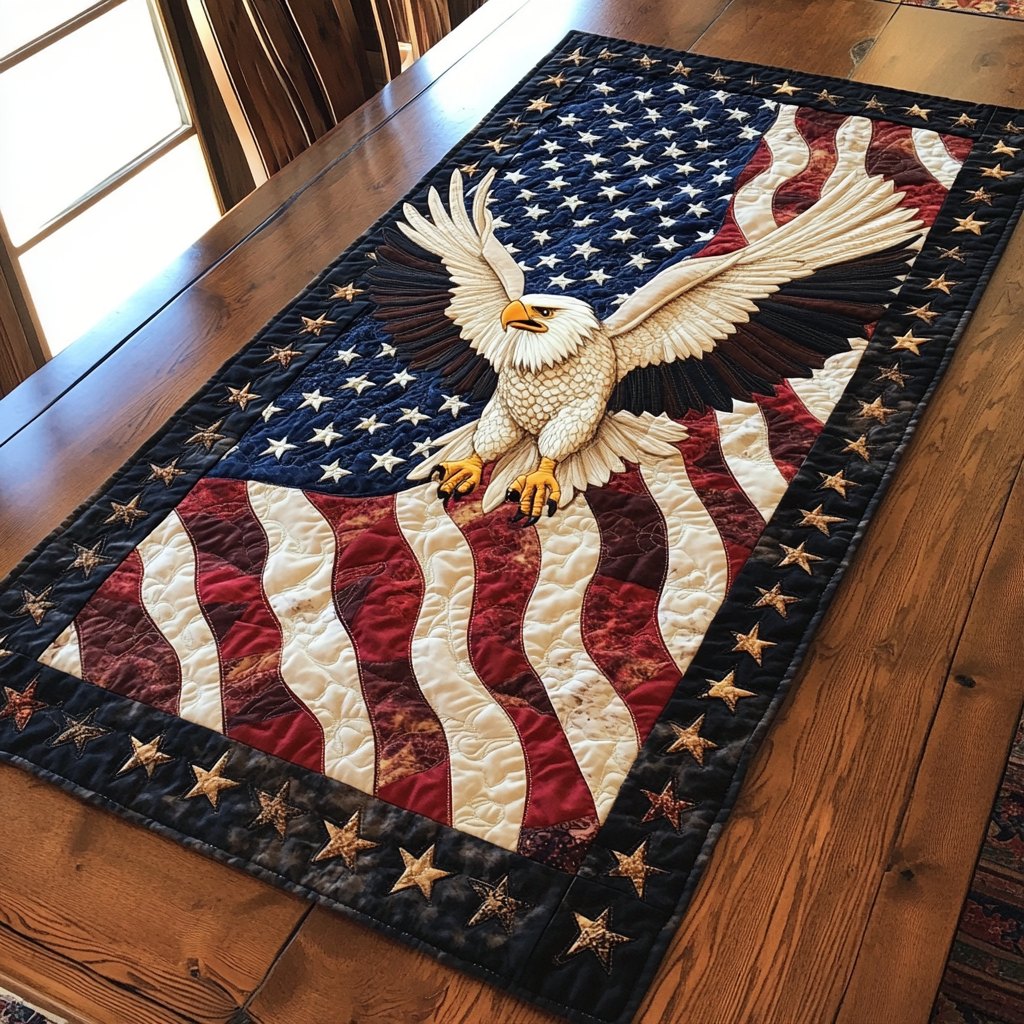 Freedom Eagle Table Runner
