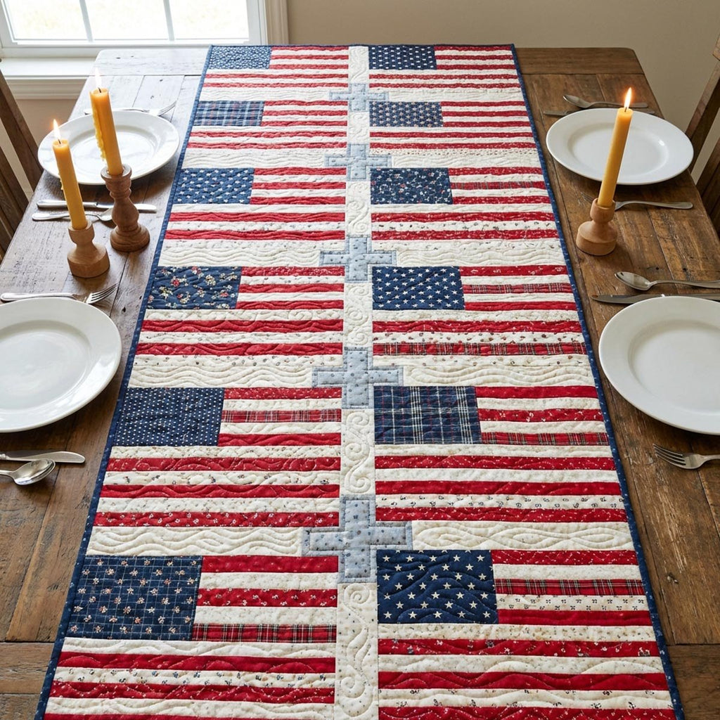 Freedom Field Table Runner