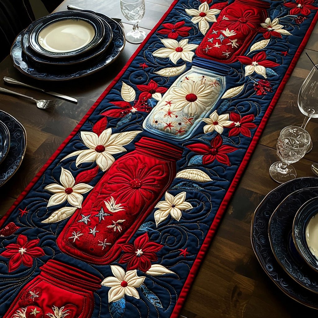 Freedom Mason Table Runner