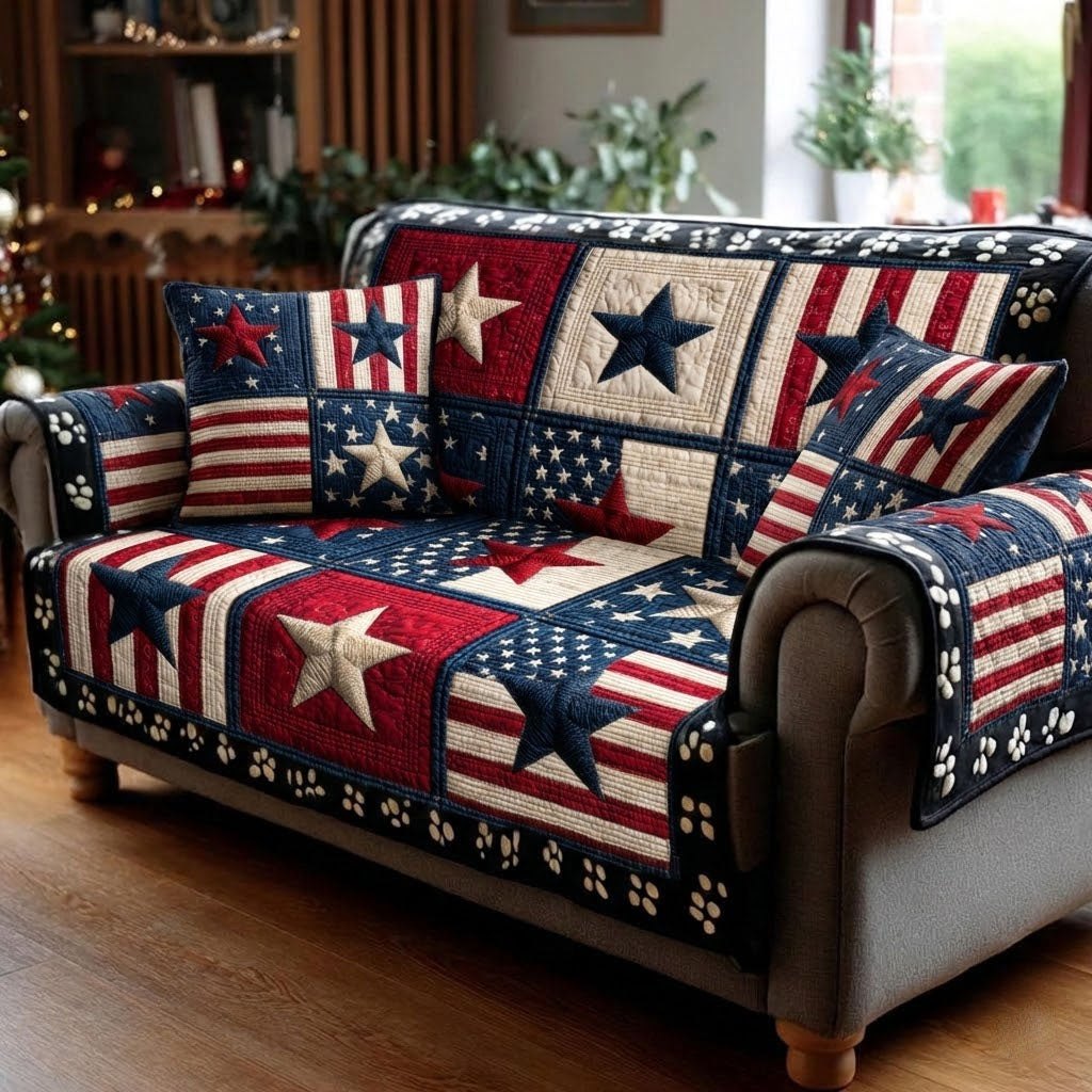 Freedom Stars Sofa Cover