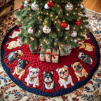 French Bulldog Xmas Joy Christmas Tree Skirt