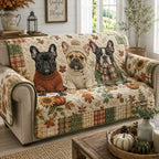Frenchie Rustic Charm Sofa Cover