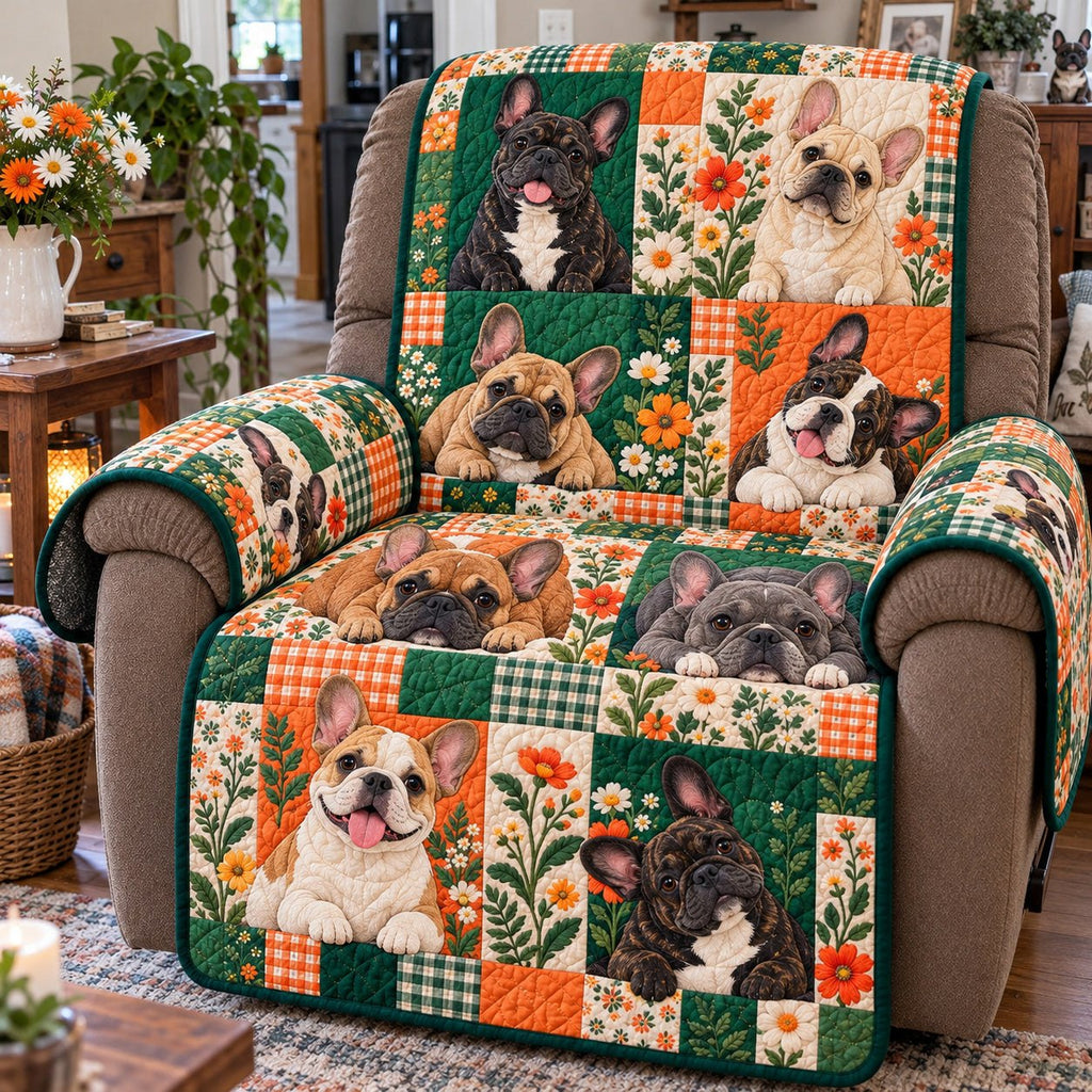 Frenchie Wildflower Sofa Cover