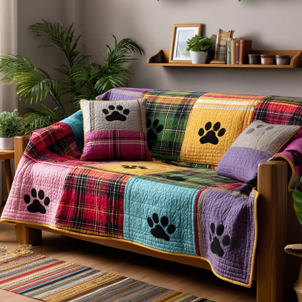 Friendly Paw Sofa Cover