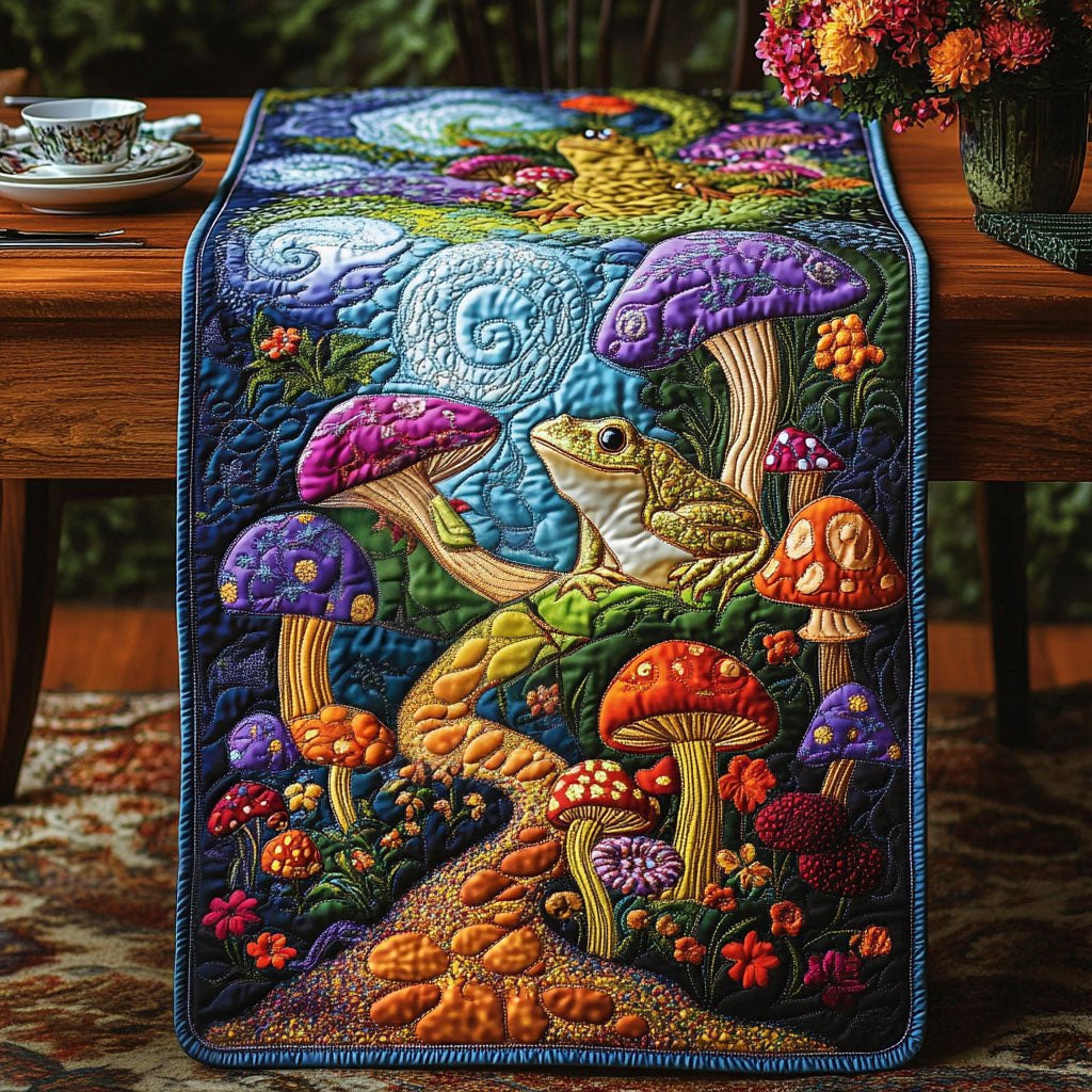 Froggy Dreamscape Table Runner