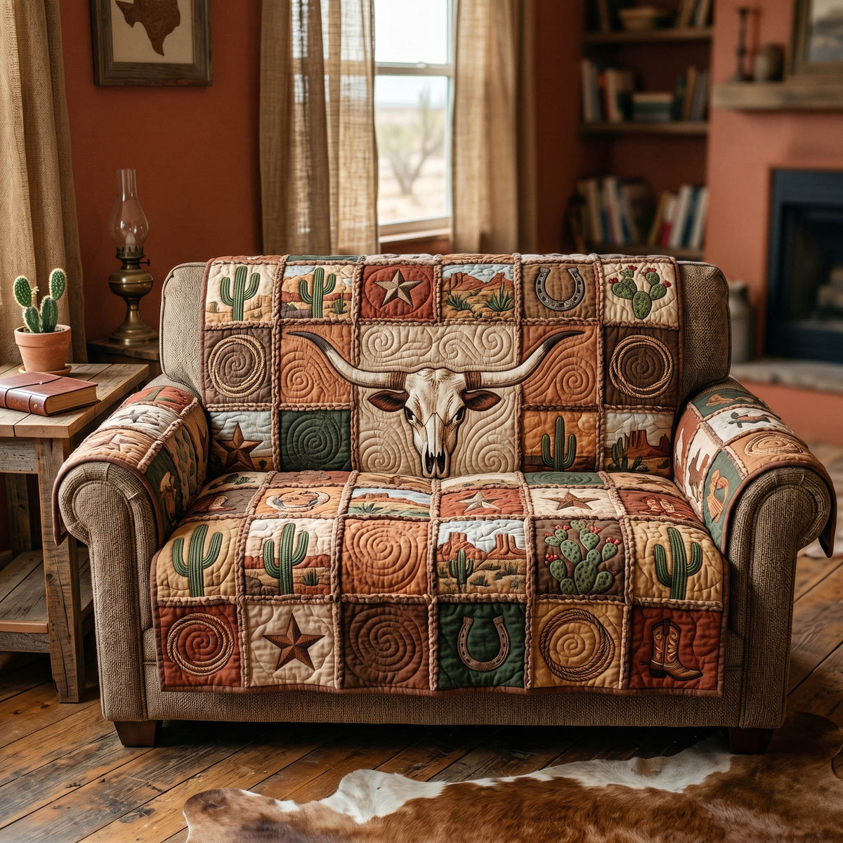 Frontier Bones Sofa Cover