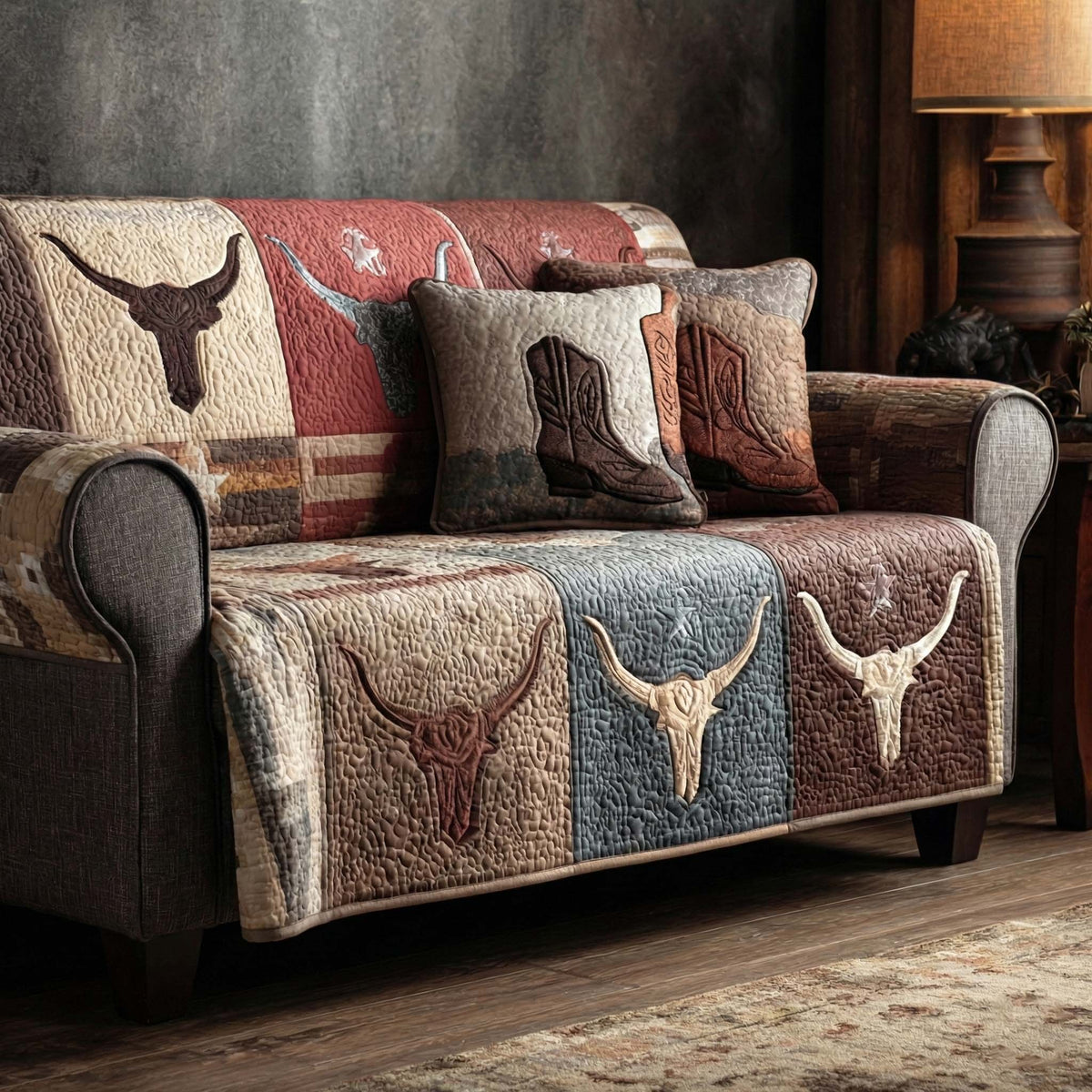 Frontier Cattle Sofa Cover