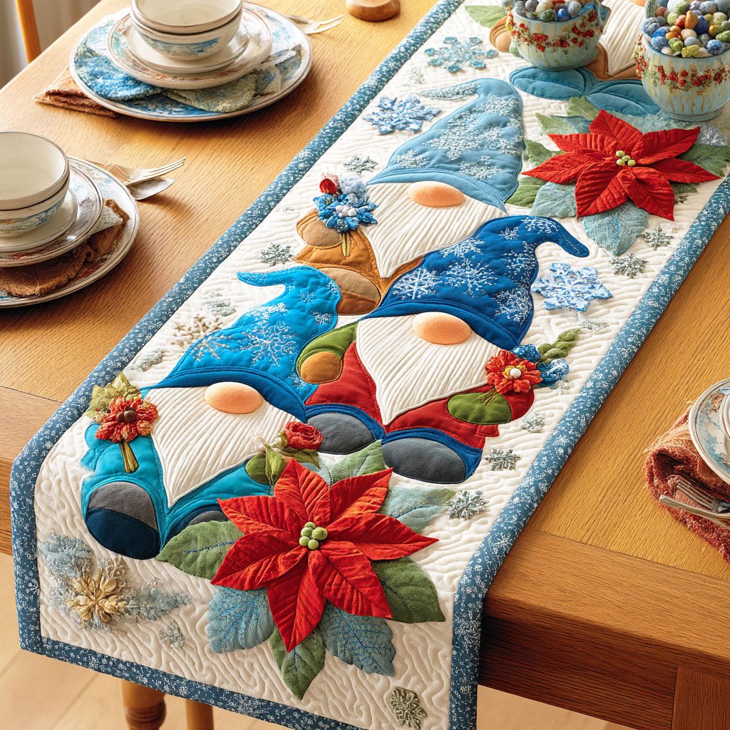Frost Gnome Tale Table Runner
