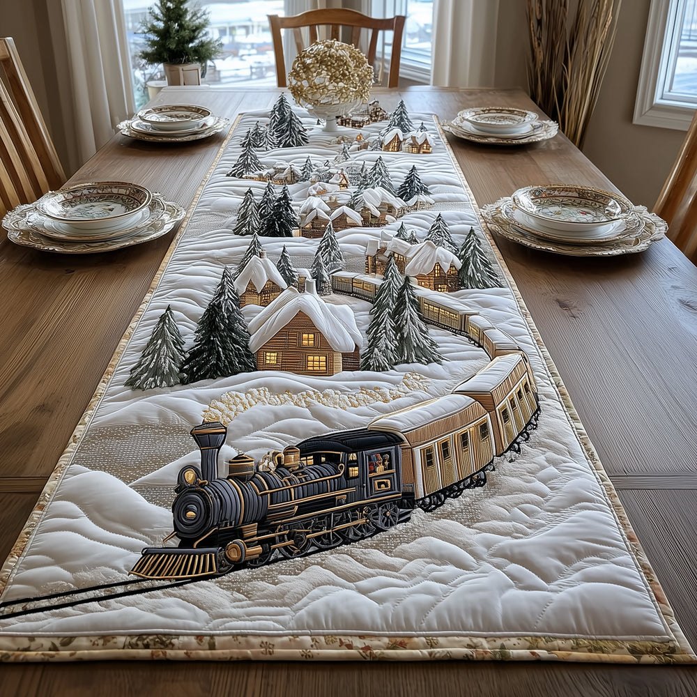 Frost Rail Whispers Place Table Runner