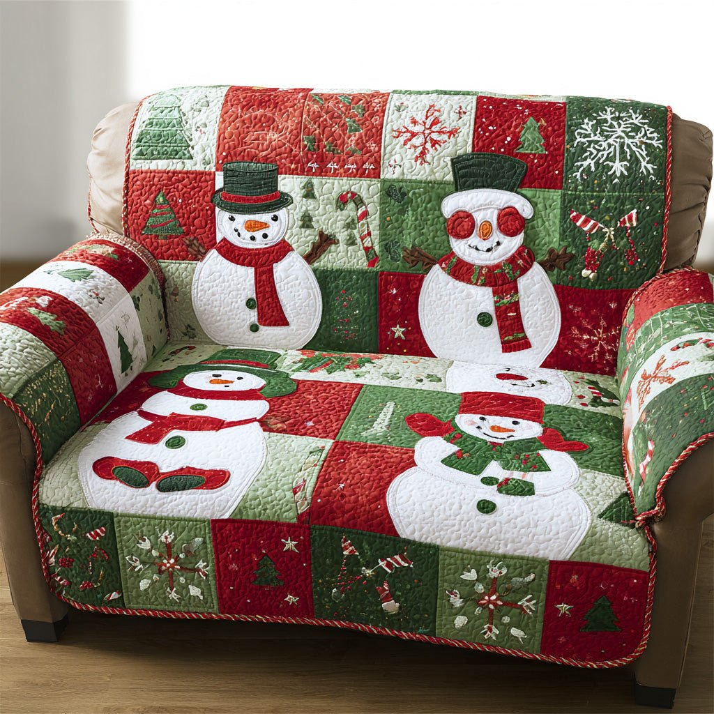 Frost Star Holiday Sofa Cover