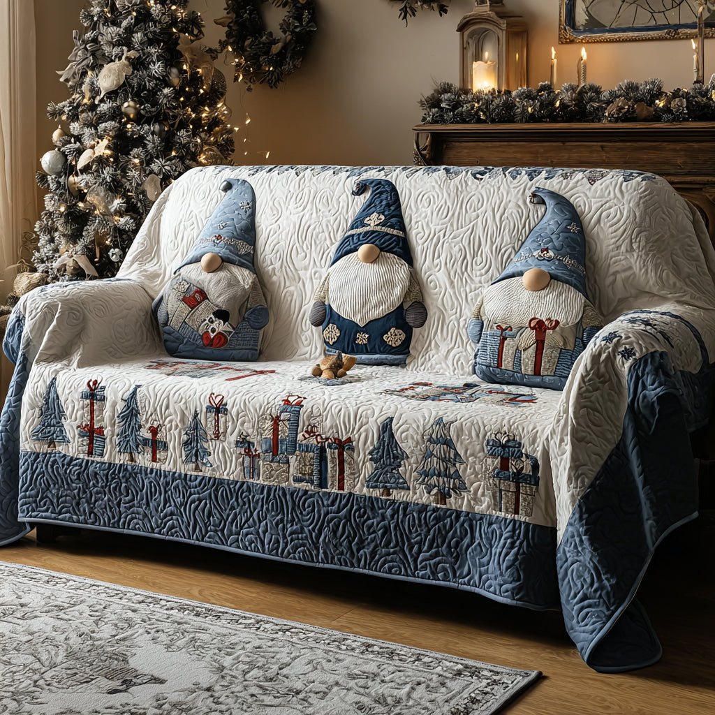 Frosted Friends Sofa Cover