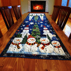 Frosty Evergreen Table Runner