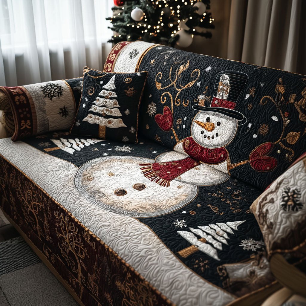 Frosty Forest Sofa Cover