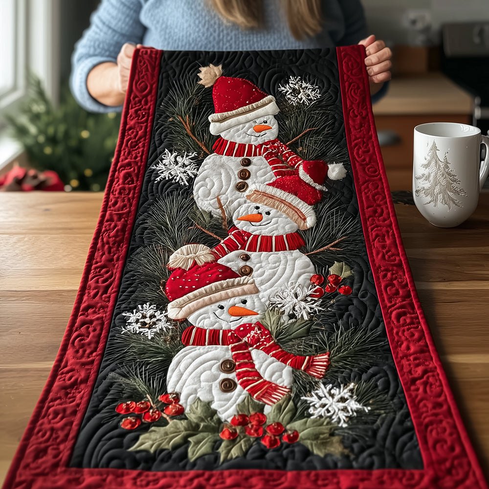 Frosty Friends Parade Table Runner