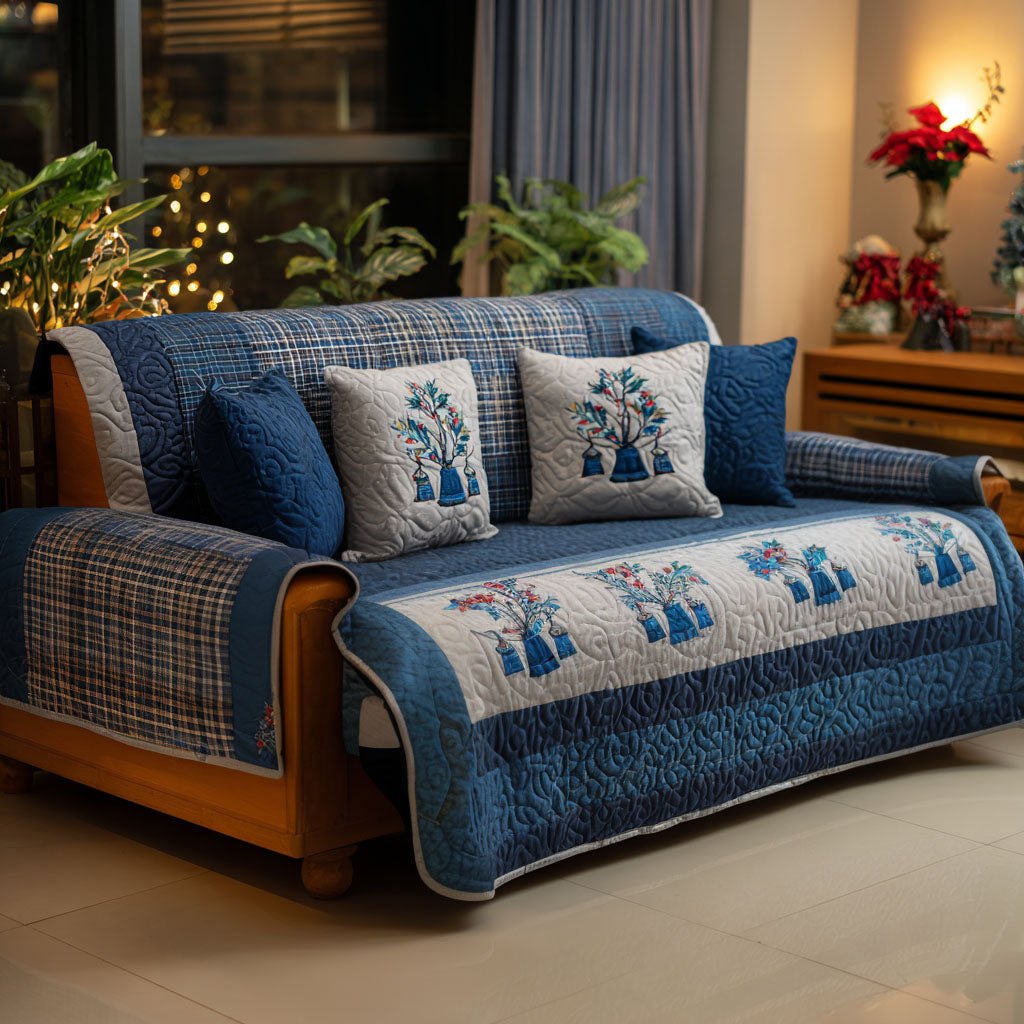 Frosty Glow Sofa Cover