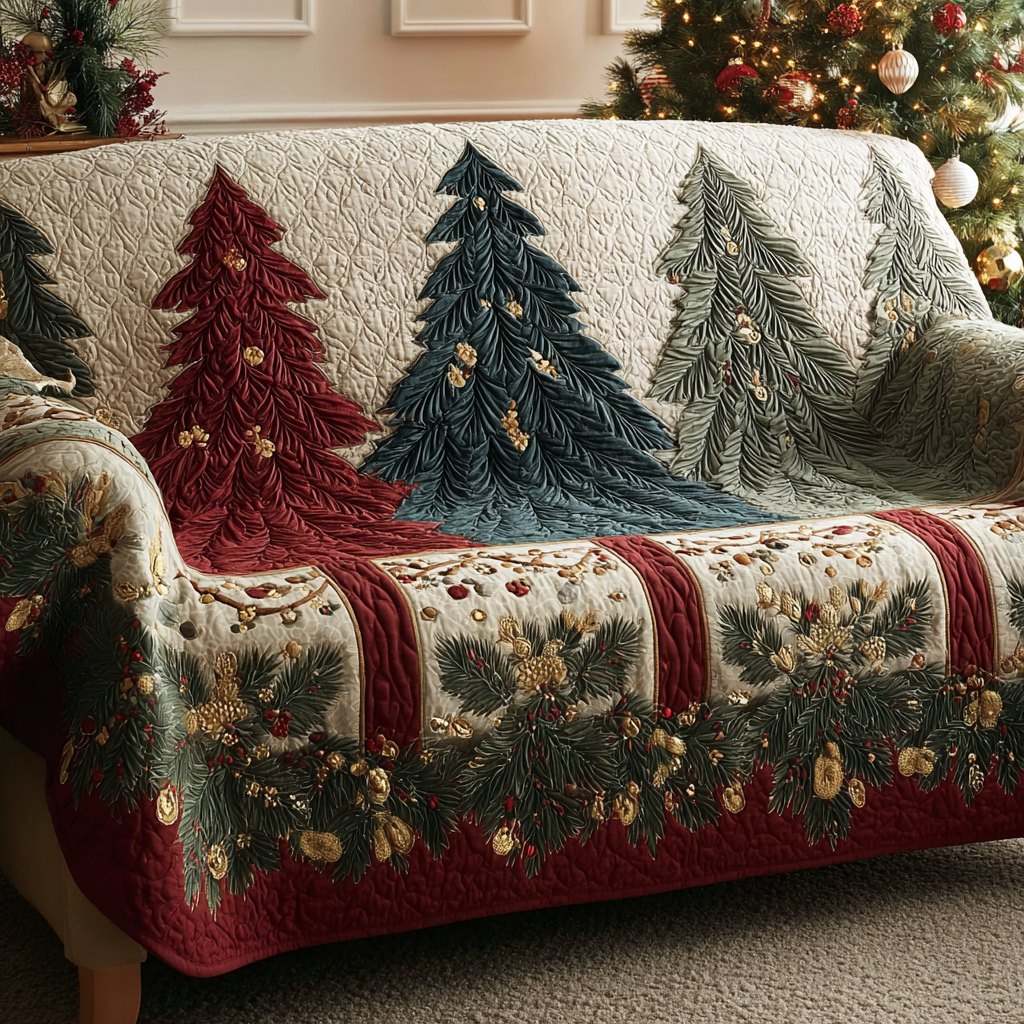 Frosty Night Sofa Cover