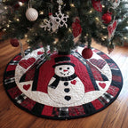 Frosty Snowman Christmas Tree Skirt